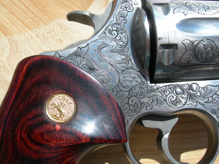 Colt Anaconda Gouse Freelance Firearms Engraving Gun Engraver